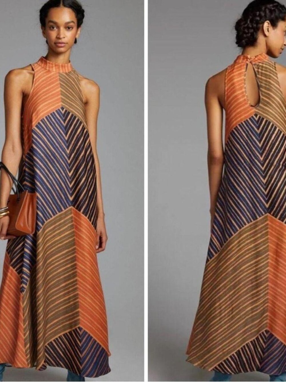FARM RIO for Anthropology - Halter Maxi Dress - Fall Colors